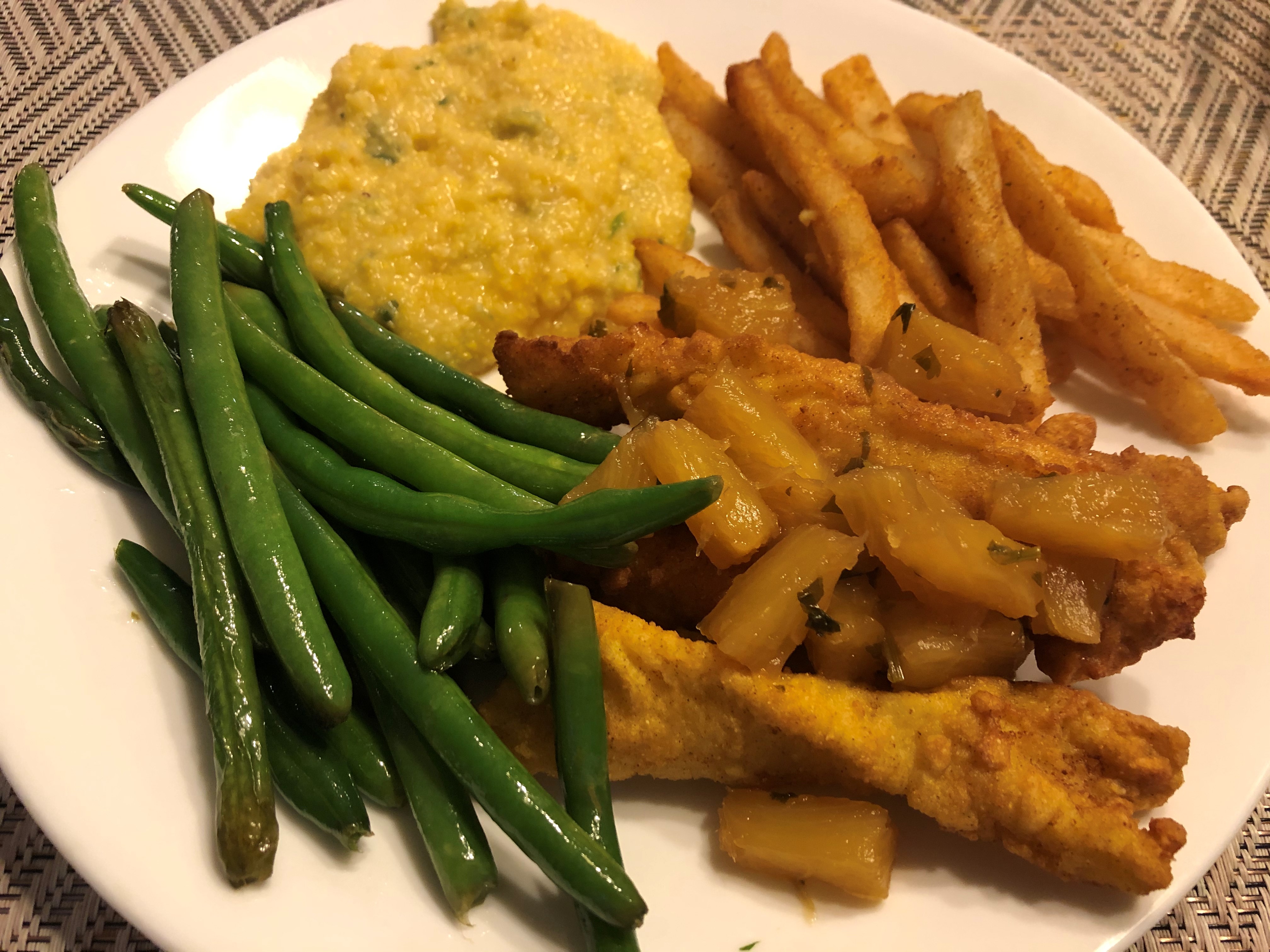Meatless Friday Fried Catfish with Pineapple Dressing